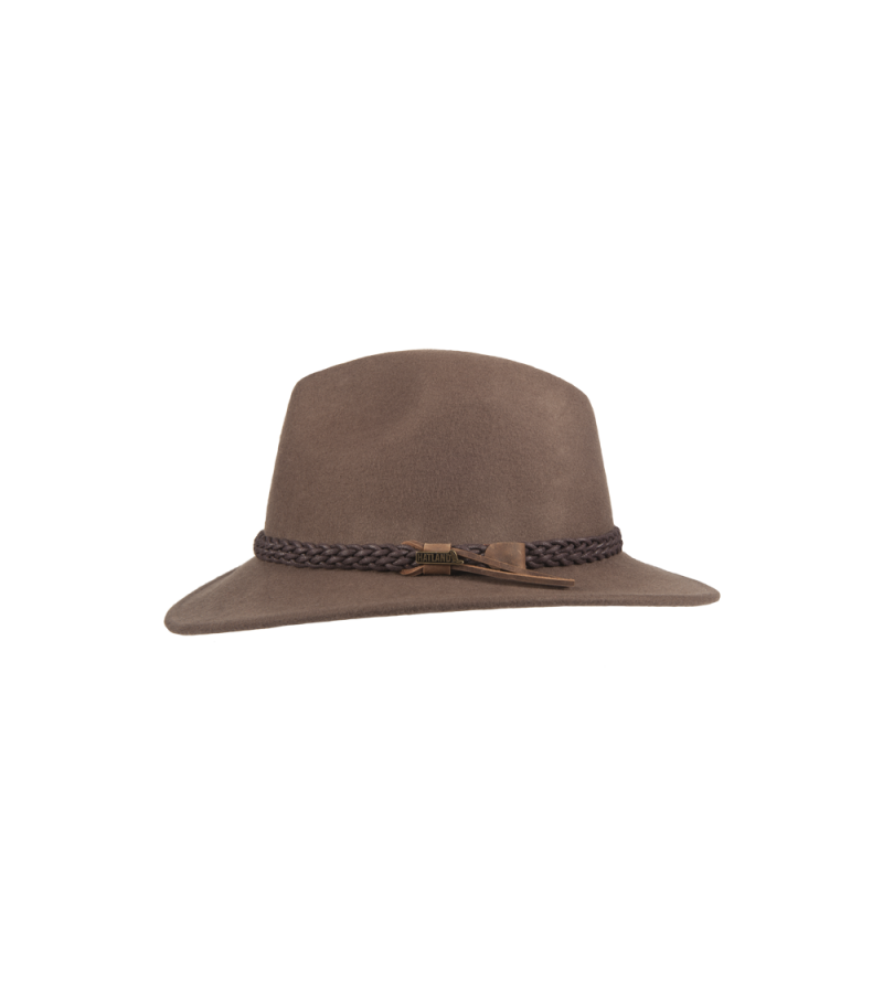 Collezione Alessandro Wollen hoed bruin casual uitstraling Accessoires Hoeden Wollen hoeden 