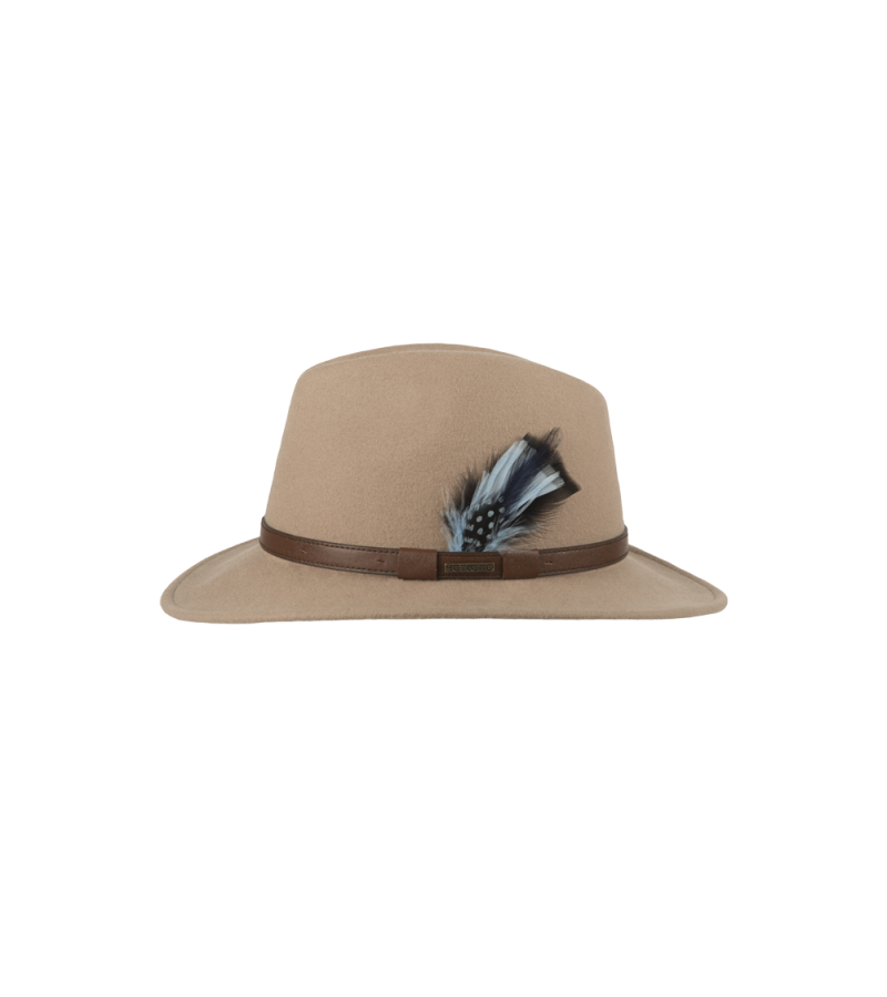 M\u00fchlbauer Vilten hoed zwart elegant Accessoires Hoeden Vilten hoeden Mühlbauer 
