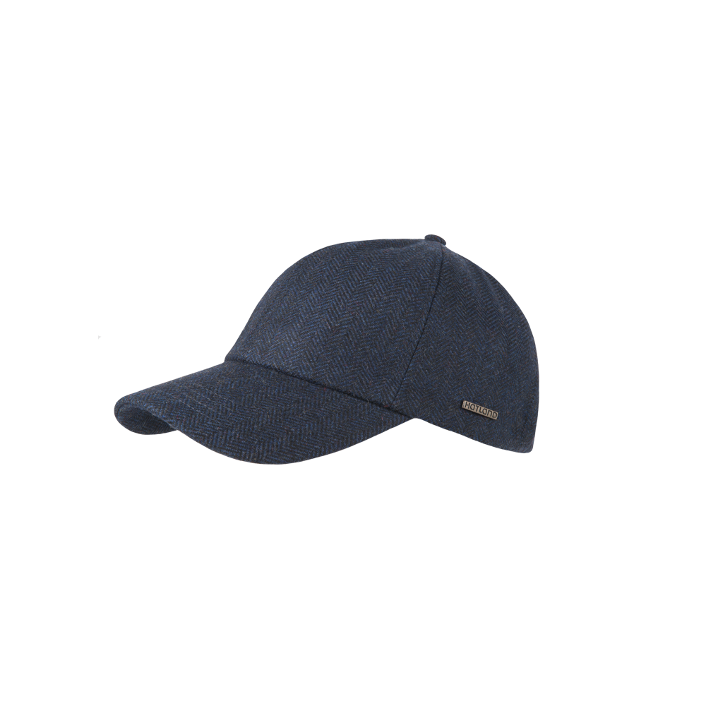 Waban - Baseball cap met visgraat patroon