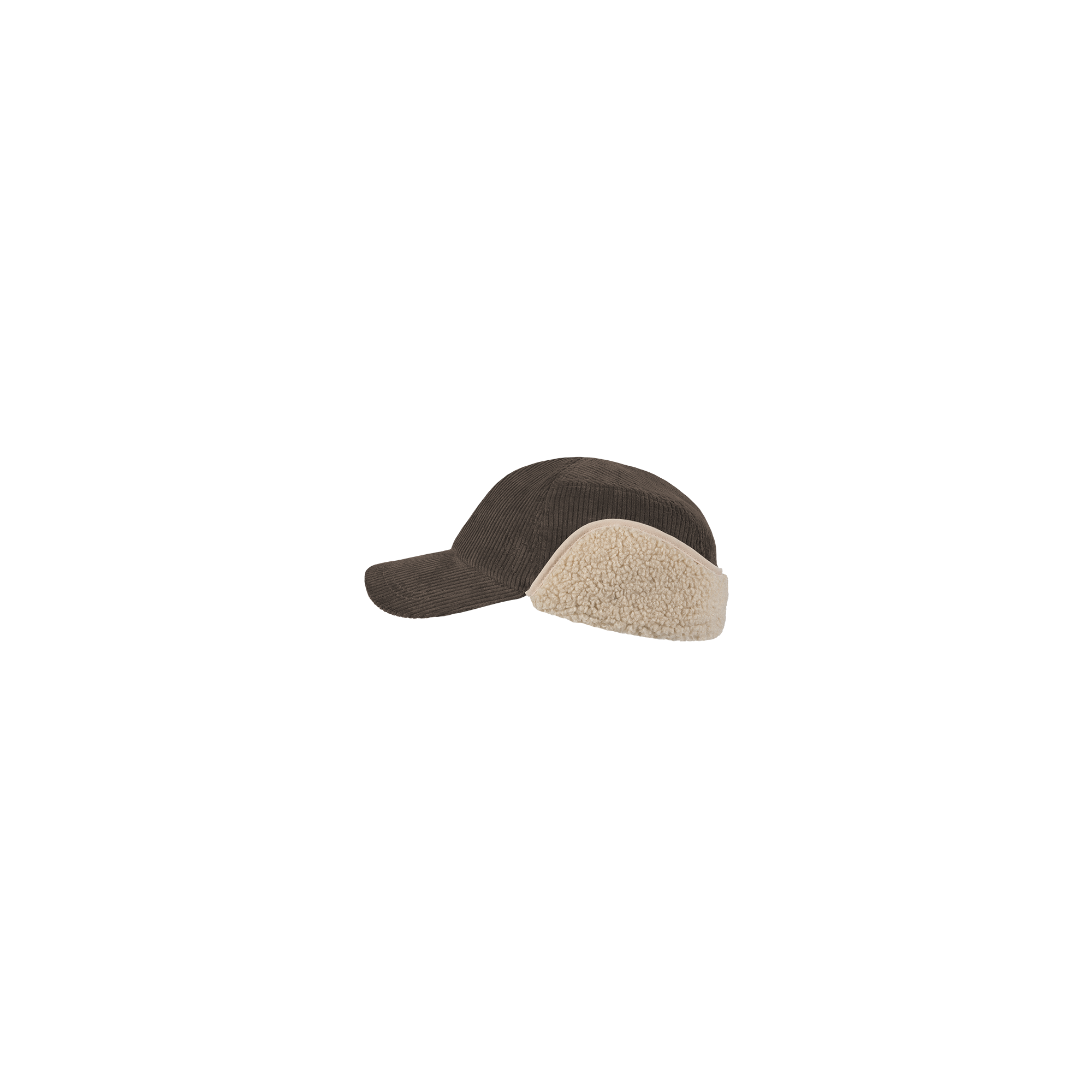 Dream - Corduroy baseball cap met oorflappen