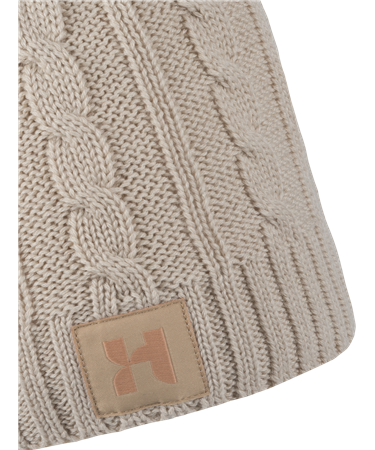 Dion - Gebreide muts met sierlijk patroon