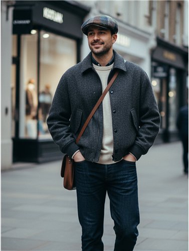 Casimir - Wollen flatcap