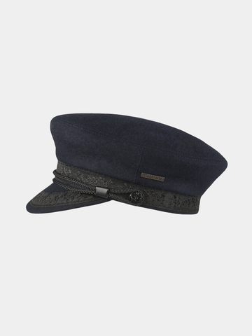 Marin Imper - Stijlvolle schipperspet - Marine blauw