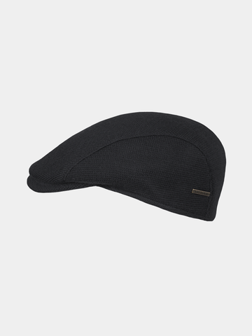 Conor - Gorra plana de poliéster - Negra