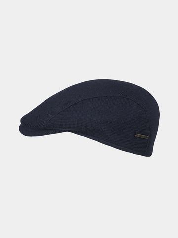 Conor - Gorra plana de poliéster - Azul marino