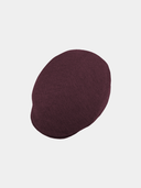 Conor - Polyester flat cap - Bordeaux rood