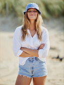 Fisherman - Katoenen vissershoed - Blauw