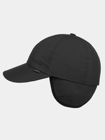 Morris -  Sympatex baseball cap met oorflap - Zwart