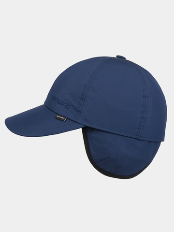 Morris -  Sympatex baseball cap met oorflap - Marine blauw