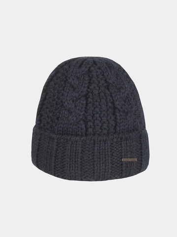 Nasim No Wind - Beanie with windproof headband - Navy