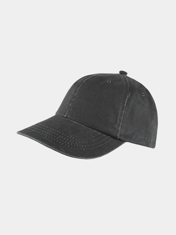 Onan - Gorra de béisbol de algodón desgastado - Antracita