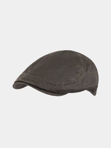 Mayfield - Weathered cotton cap - Brown