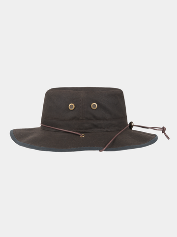 Baldwin - Katoenen outdoor hoed - Bruin