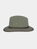 Donoven - Katoenen fedora hoed - Olijf groen