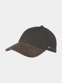Duncan - Katoenen wax baseball cap - Bruin