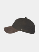 Duncan - Katoenen wax baseball cap - Bruin