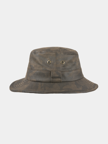 Erland - Weathered cotton hat - Camouflage