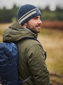 Delon - Gebreide muts - Marine blauw