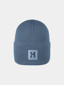 Darik - RWS Merino wollen muts - Leisteen blauw