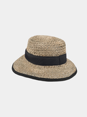 Loren - Zeegras hoed - Zwart