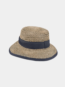 Loren - Zeegras hoed - Marine blauw