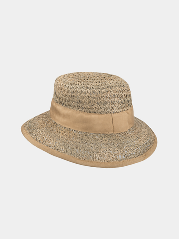 Loren - Chapeau en jonc de mer - Beige