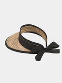 Eliza - Visière en jonc de mer - Noir