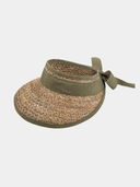 Eliza - Zeegras zonneklep - Olijf groen