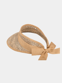 Eliza - Visière en jonc de mer - Beige
