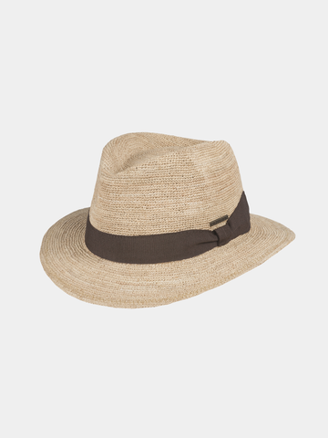 Fayaaz - Extra fijn gehaakte raffia hoed - Naturel