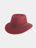 Toronto - Vilten hoed - Wijn rood