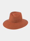 Yulia - Vilten hoed - Verbrand oranje