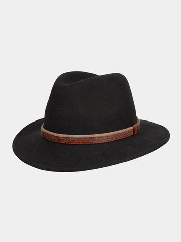 Camillo - Wollen hoed - Zwart