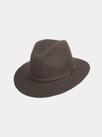 Eliseo - Wool hat - Brown