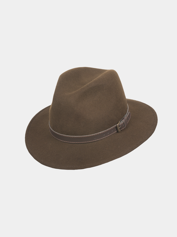Eusebio - Wool hat - Brown