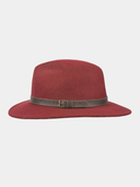 Eusebio - Wollen hoed - Bordeaux rood