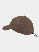 Waban - Baseball cap met visgraat patroon - Bruin