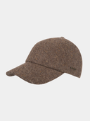 Waban - Baseball cap met visgraat patroon - Bruin