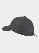 Waban - Baseball cap met visgraat patroon - Antraciet