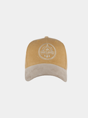 Abel - Katoenen baseball cap met suéde klep - Geel