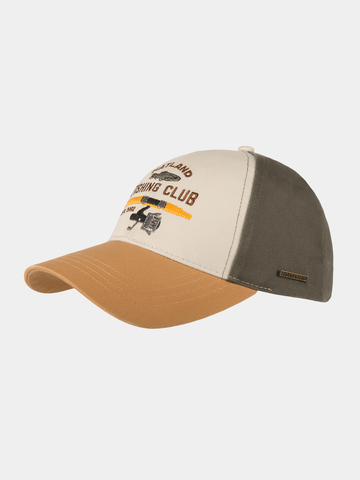 Alver - Casquette de baseball club de pêche - Vert olive