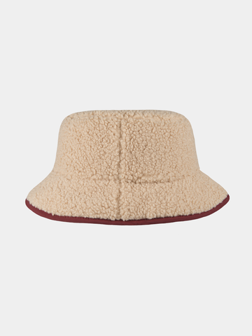 Bond - Reversible teddy vissershoed - Bordeaux rood