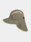 Cebas - Pet met brede klep en nekflap - Olijf groen