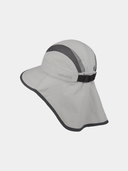 Cebas - Pet met brede klep en nekflap - Licht grijs