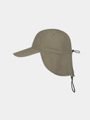 Dean - Baseball cap met lange klep en nekflap - Olijf groen