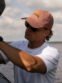 Deric - Katoenen baseball cap - Roest