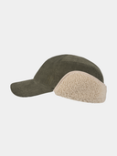 Dream - Corduroy baseball cap met oorflappen - Olijf groen
