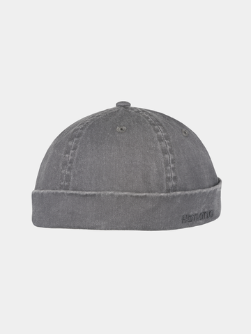 Docker - Gorra docker de algodón lavado - Grijs