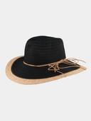Charlotte - Strandhoed voor dames - Zwart