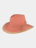 Charlotte - Strandhoed voor dames - Terracotta